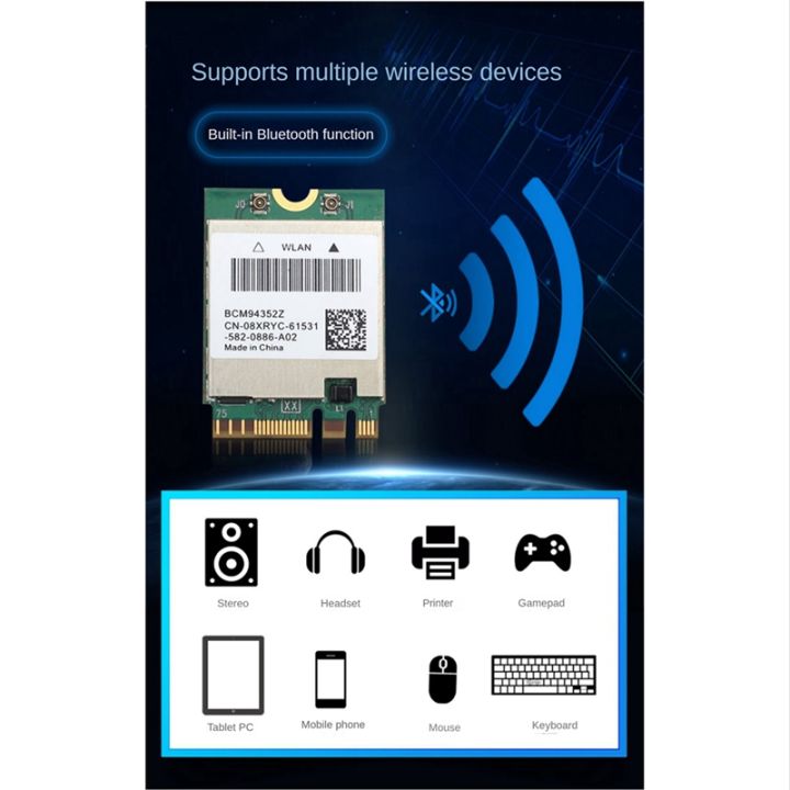 dual-band-wireless-bcm94352z-wifi-card-ngff-m-2-wireless-card-1200mbps-bluetooth4-0-ngff-802-11ac-wlan-adapter-dw1560