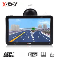 XGODY X7F 9 นิ้วรถบรรทุกรถนำทาง GPS เอเชียตะวันออกเฉียงใต้ล่าสุดแผนที่ฟรีแบบพกพานำทาง 256M RAM + 8G ROM จัดส่งฟรี