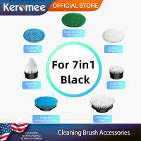 Keromee หัวแปรง 7 หัวเท่านั้น แปรงทำความสะอาด อุปกรณ์เสริม เปลี่ยนอุปกรณ์เสริม for WS101