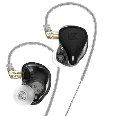 KZ-ZEX โปร1.2เมตรเฮดโฟนแบบเสียบหูไฮบริดคอยล์ไฟฟ้าสถิตเหล็กสไตล์: ไม่มีไมโครโฟน (สีดำ) [ห้างสรรพสินค้า Hua Jia Kang]