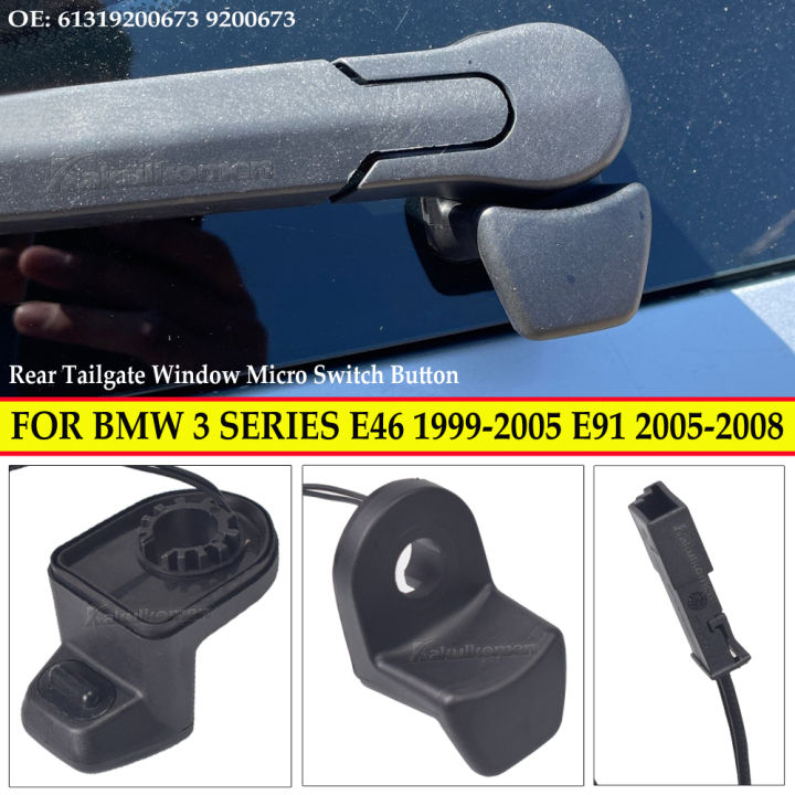 61319200673-8385694-9200673สำหรับ-bmw-e46-e61-e91รถด้านหลังไมโครสวิทช์ปุ่มรถกระบะประตูกระจกหน้าต่างสวิทช์ควบคุม