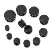 ۞ 4pcs Plastic Round Inner Plug For Steel pipe End Blanking Caps Anti Slip Alloy ladder chair leg Cover Furniture Protector Pads