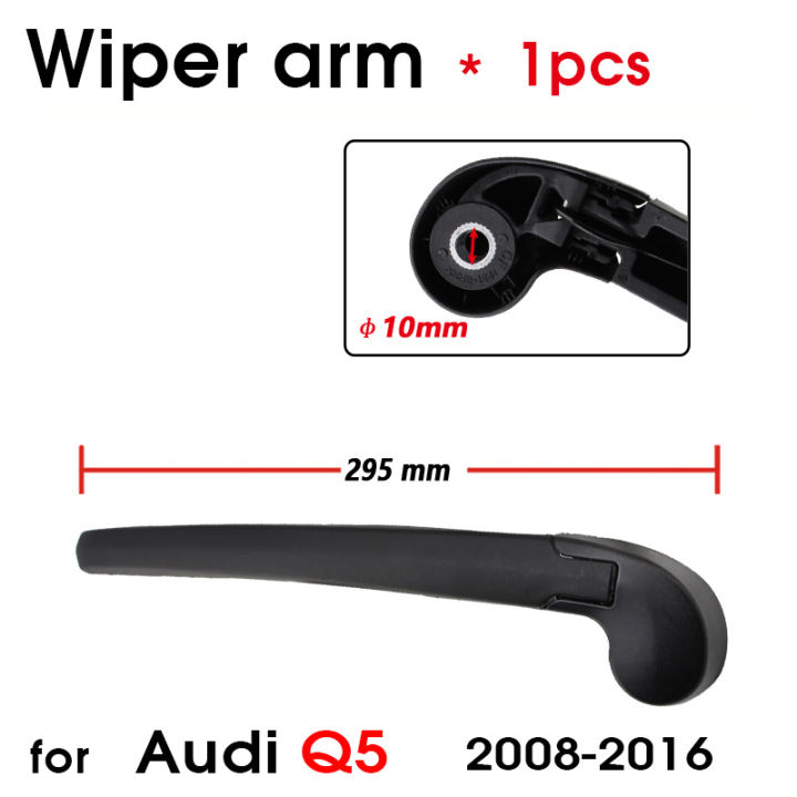 Car Wiper Blade Rear Back Window Windshield Wipers Auto Accessories For Audi Q5 2008 2009 2010 2011 2012 2013 2014 2015 2016