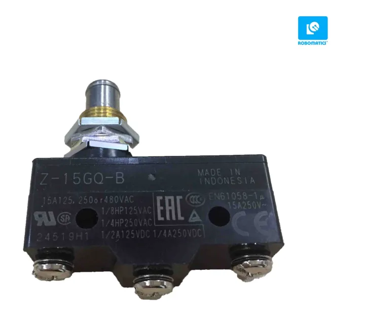 OMRON Snap Action Limit Switch Plunger Z15GQB Lazada