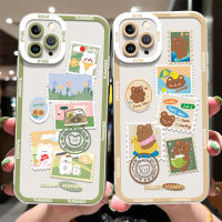 Couple Soft Case Compatible for IPhone 14 13 12 11 14 Pro X XR XS Max 8 7 6 6S 14 Plus Soft Casing Silicone Transparent Shockproof TPU Cover