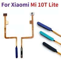 สำหรับ Xiaomi Mi 10T Mi10T Lite ปุ่มหน้าแรกแบบดั้งเดิมสัมผัสลายนิ้วมือ ID สายเคเบิลแบบยืดหยุ่นเซนเซอร์ริบบิ้นอะไหล่ทดแทน