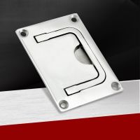 Handle Stainless steel 304 industrial panel folding hatch cover concealed bottom plate solid embedded Door Hardware Locks