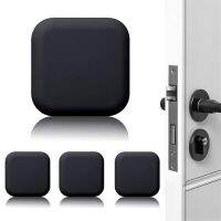 4pcs Door Stoppers Soft Rubber Crash Pad Wall Protector Guard Doorknob Door Handle Bumper for Child Home Protector Decorative Door Stops