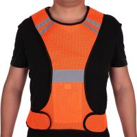 Lixada Reflective Cycling Vest Lightweight Mesh High Visibility Safety Vest Breathable Gear for Running Walking Cycling Jogging