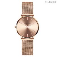 ⌚ นาฬิกา Hannah Martin Ms. Quartz Watch Japanese Movement Simple Steel Belt Student 36