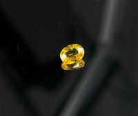 (ฺB000108) พลอยบุษราคัม ซีลอน Yellow Sapphire ทรงไข่ 1.08กะรัต  พลอยแท้ 100% เนื้อดี ราคาถูก