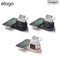 Elago MS MagSafe Charging Hub Trio 1 แท่นชาร์จMagSafeเกรดพรีเมี่ยม รองรับ iPhone/Watch/AirPodsPro(ของแท้100%)