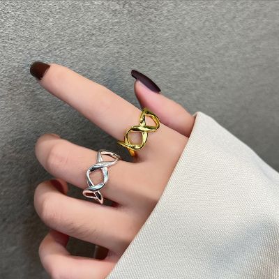 [COD] and winter temperament new hollow gold ring womens wholesale do fade classic all-match high-quality index finger
