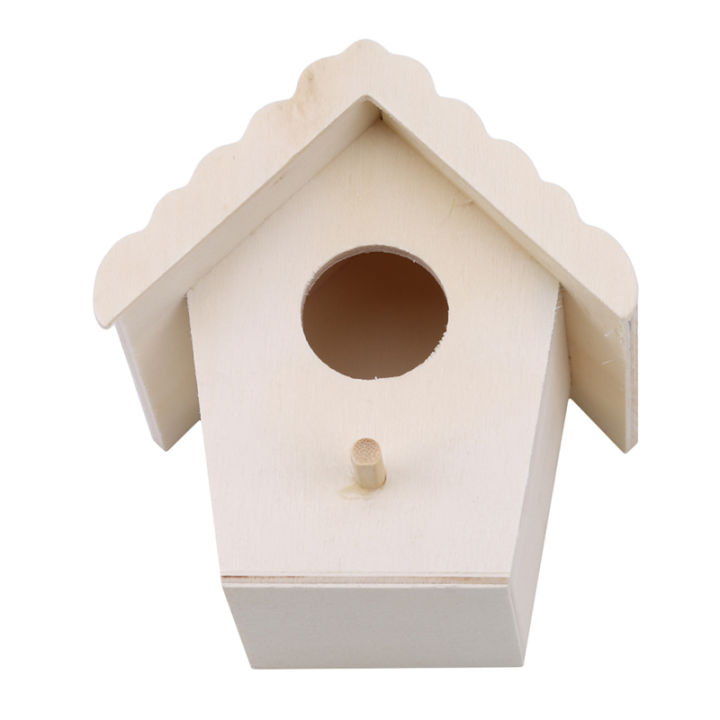 รังนกสวนกรงนกไม้กลางแจ้งแขวน-birdhouse-กล่องสวนลานตกแต่งอุปกรณ์สัตว์เลี้ยงกรงนกไม้