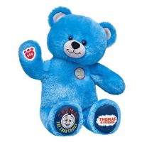 ตุ๊กตาบิ้วอะแบร์ ตุ๊ดตาหมีสีฟ้า รุ่น รถไฟโทมัส?Thomas&amp;Friends⭐️Build-A-Bear⭐️สินค้ามือสองคุณภาพสูงนำเข้าจากอเมริกา