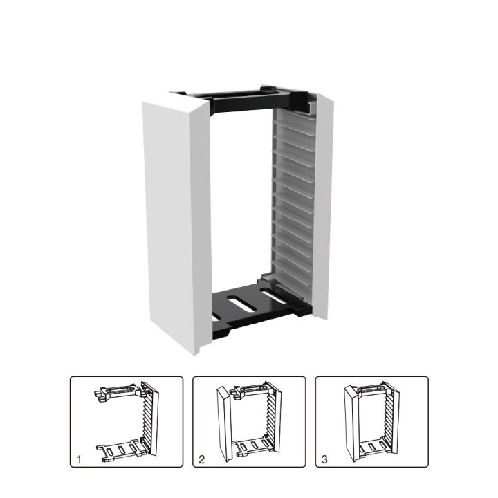 dobe-ps5-storage-stand-ชั้นเก็บแผ่นเกมส์-ps5-เก็บได้-12-แผ่น-dobe-game-card-box-ชั้นเก็บแผ่นเกมส์-ชั้นเก็บตลับเกมส์-ที่เก็บแผ่นเกมส์-ps-5-tp5-0520