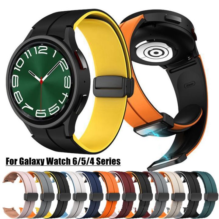 สายสำหรับนาฬิกา-samsung-galaxy-watch-6-cassic-43มม-47มม-5-pro-45มม-สายซิลิโคนสำหรับ-samsung-galaxy-watch-6-5-4-40มม-44มม-4-cassic-42มม-46มม-สายข้อมือสำหรับเปลี่ยน