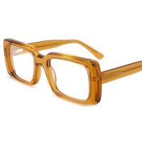 80376 Square Small Frame Acetate Glasses Frame Men Women Luxury Optical Fashion Computer Eyeglasses