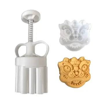 Plastic Material Mooncake Molds Stamp Moon Cake Mould Cartoon Gourd Shaped  DIY Baking Moulds For Mid-Autumn Festival Use Plastic Mooncake Mold