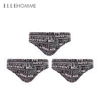 ELLE HOMME กางเกงในชาย รุ่นแฟชั่น แพ็ค 3 (KUB8923BL)