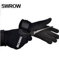 3Mm Neoprene Scuba Diving Suitable For Gloves Cut Resistant Keep Warm Underwater Hunting Non-Slip Spearfishing Adjustable Black Suitable For Glove