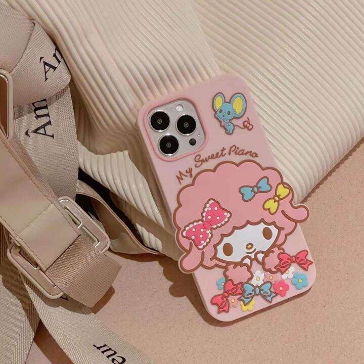 cs141-เคสโทรศัพท์-งานซิลิโคนนิ่มๆไม่หนา-ลายmelody-สินค้าพร้อมส่ง-อ่านรายละเอียดก่อนสั่ง