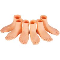 ITEMICH Left and Right Kid Cat Toy Tiny Feet Small Feet Novelty Toys Little Feet Fingers Finger Feet Puppet Set Finger Cover Toys