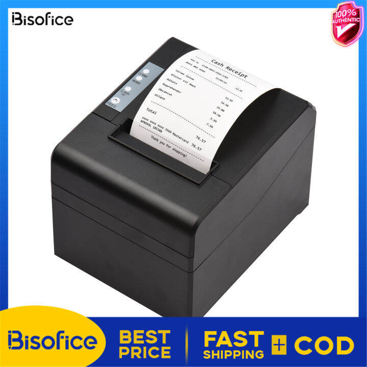 Bisofice Thermal Receipt Printer 80mm Desktop Direct Thermal Printing