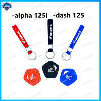 【 Stock】☆Exclusive☆Silicone สำหรับ Honda Wave 110i Alpha 125i Dash 125ex5 Future Fi Beat พวงกุญแจ