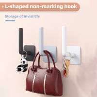 【YF】 Multifunctional Paper Roll Rack Self-adhesive Towel Holder Wall-Mounted Shelf for Hat Cap Clothes Storage Hook Door/Closet