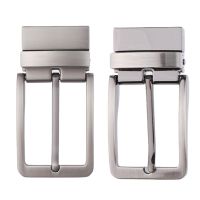 【CC】❆№♧  Men Reversible Metal Alloy Rectangular Pin