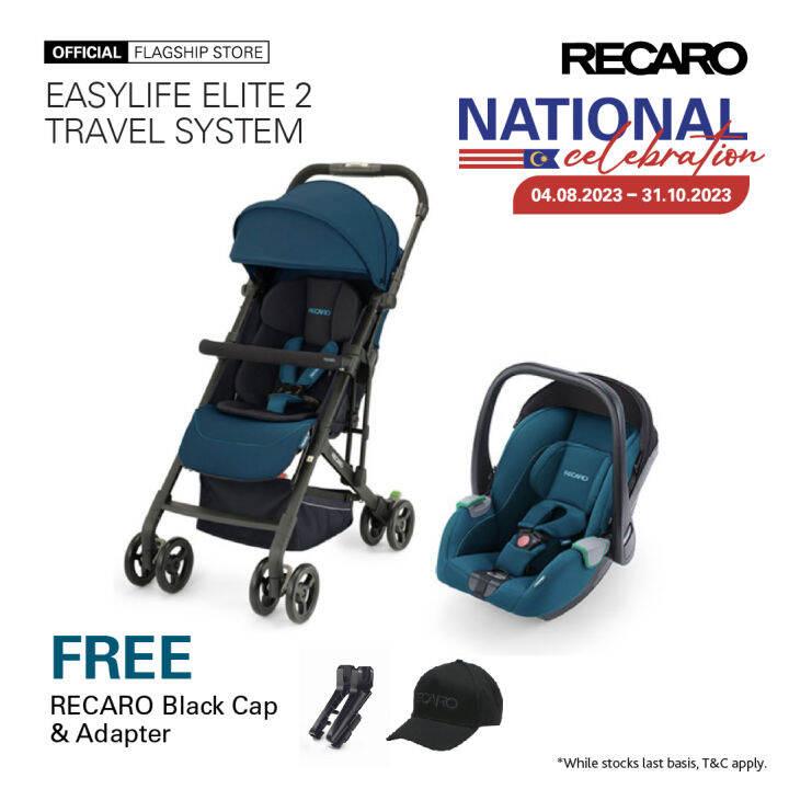 Recaro Easylife Elite 2 Stroller + Avan Carrier Travel System (Stroller