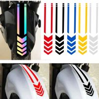 ♂❁❄ Motorcycle Fender Stickers Scooter Refit Decals Striped Reflective Stickers Decorative Waterproof Stickers Safety Warning Tape