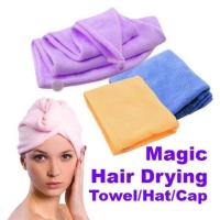 Magic Dry Hair Drying Cap Towel Head Wrap Hat Bathing Tool