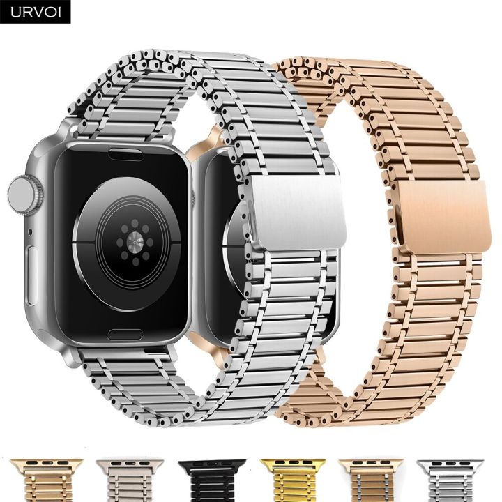 urvoi-band-for-apple-watch-ultra-series-8-7-6-se5432-stainless-steel-magnet-loop-strap-for-iwatch-stylish-bracelet-link-chain-straps