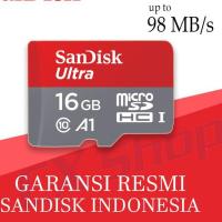 มาช้อปกันเลย➽ ➽ Sandisk Ultra MicroSD 16GB A1 98MB / s microSDHC UHS-I ไมโคร sd - ไม่มีอะแดปเตอร์ พิเศษ