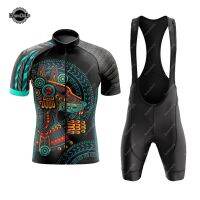 ZZOOI MEXICO Mens Cycling Clothing Uniform For Cyclist Short-sleeved Jersey Summer Mountain Road Biking Cycling Jersey