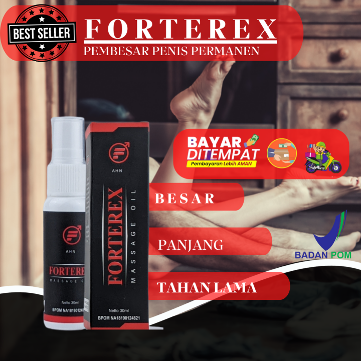 Forterex Obat Pembesar Alat Vital Penis Pria Permanen Titan Gel