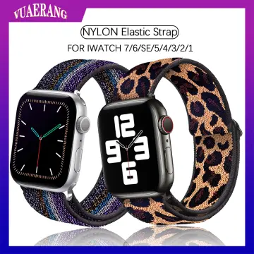 Leopard Print Women Band For iWatch 38 42 41mm For Apple Watch Strap Series  8 Ultra SE 7 6 5 40 44 45mm Stainless Steel Bracelet - AliExpress