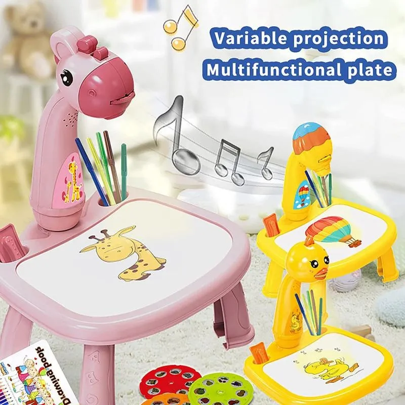 Projector Drawing Desk Multifunctional Educational Three Modes