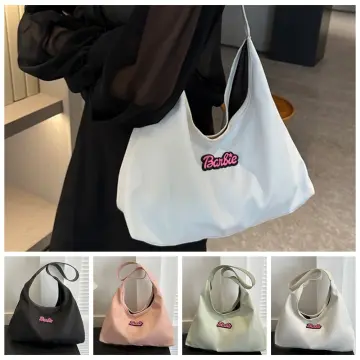 Y2K Cool Girls Chain Shoulder Bags PU Leather Women's Underarm Bag Harajuku  Pearl Design Female All Match Hobos Purse Handbags