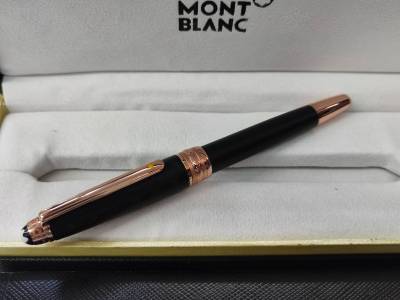 ปากกา MB สีpinkgold ปากกาหรู คลาสิค ปากกาลายเซนด์  0.7 mm