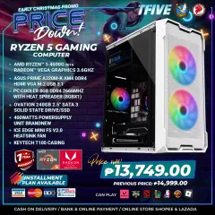 BRANDNEW Computer set AMD Ryzen 7 5700G Asus prime A320m-k PC