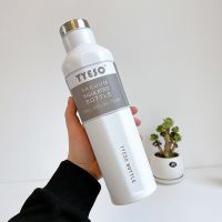 ▲☌┇ Drinks Cup Tumbler Thermo 500ml/750ml Mug Insulated Stainles Bottle Coffee Water Vacuum Travel Thermal Tyeso Flask Steel