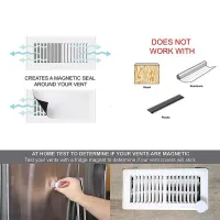 Magnetic Register Vent Cover Vent Cover For Ceiling Sidewall And Floor Vents Strong Magnetic Covers For RV Home HVAC AC And Exhaust Fans