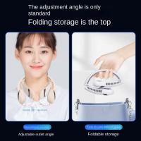 Portable Neck Fan USB Rechargeable 5000Mah Bladeless FAN MINI Electric Ventilador Silent Neckband Wearable Cooling For Sports