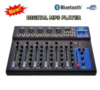 LXJ สเตอริโอมิกเซอร์7ช่อง Bluetooth DIGITAL ECHO Effect รุ่น MG-07BT (KBT AUDIO)