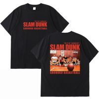 JHPKJ100% Cotton Tees Anime Slam Dunk T-Shirt for Mens casual Y2K Tee Oversized Japanese Manga Men Women Short Sleeve 4XL 5XL 6XL