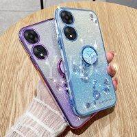 เคส YJD สำหรับ A58 OPPO เคสนิ่มกุหลาบพลอยเทียมเคสโทรศัพท์กันกระแทก