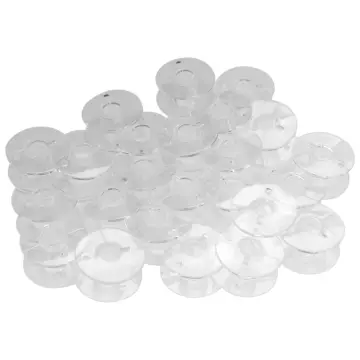 Lots 10 Clear Plastic Bobbins For Brother Janome Singer Sewing Machine  Plastic Bobbins For Brother Janome